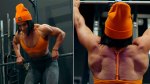 Female bodybuilder Dana Linn Bailey performing 100’s Workout- Back Day